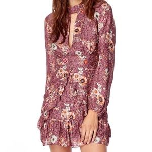 Lost + Wander mini dress floral sexy summer classy